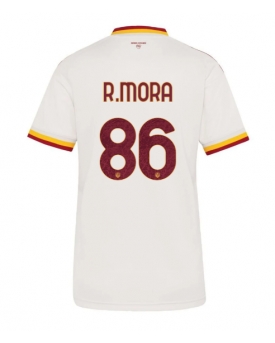 Billige Fotballdrakt AS Roma Rodrigo Mora #86 Replika Bortedrakt Dame 2026-27 Kortermet Billige Fotballdrakt AS Roma Rodrigo Mora #86 Replika Bortedrakt Dame 2026-27 Kortermet